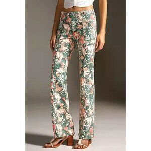 Pilcro Demilune Low Rise Utility Pants Green 25
